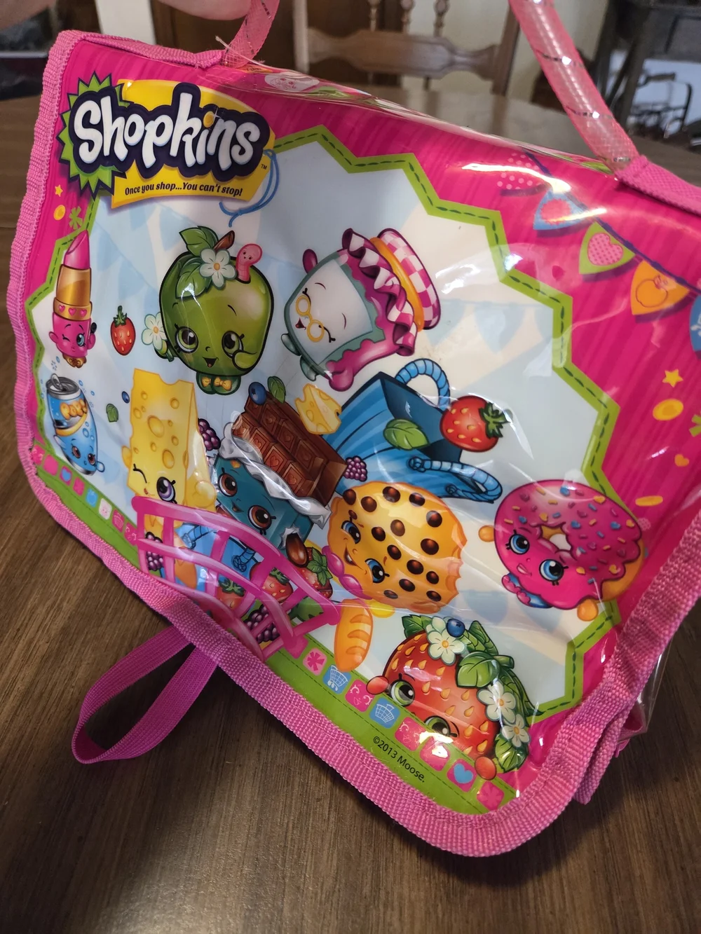 Shopkins Pink Kids Carry Case - Pink